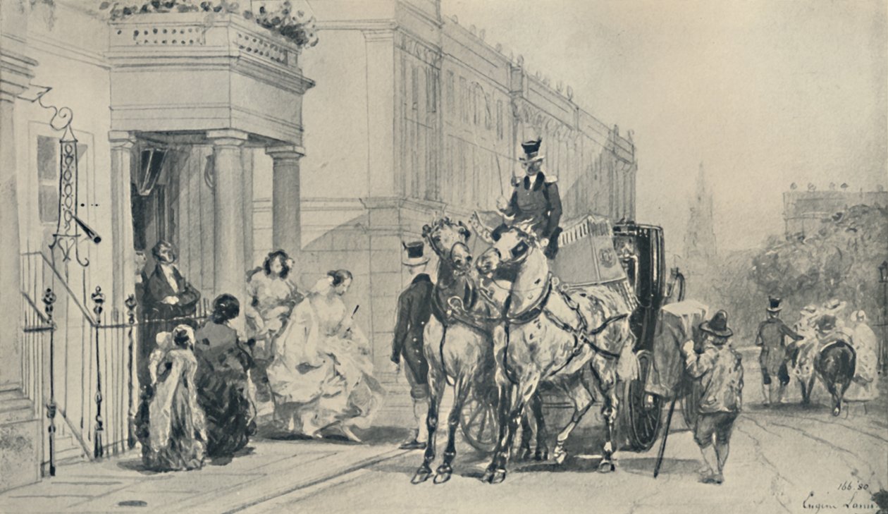 Na Eaton Square, 1850, 1920 od Eugene Louis Lami