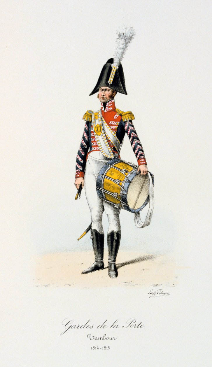 Strážci brány, bubeník, 1814-15 od Eugene Titeux