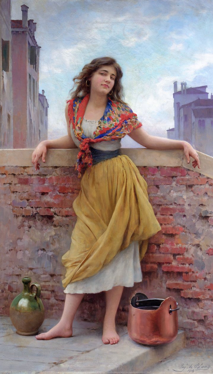 Nosič vody od Eugene de Blaas