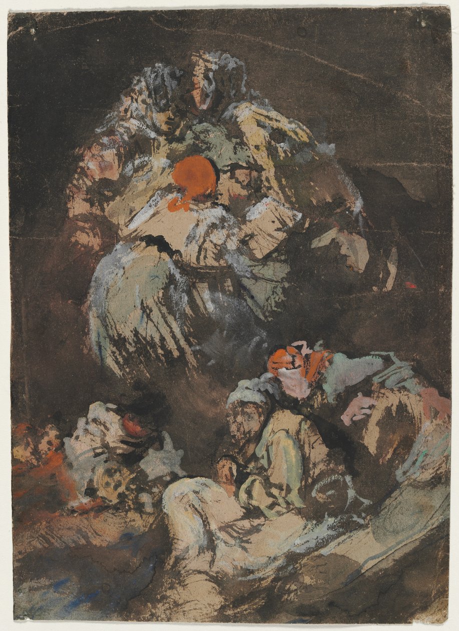 Postavy, 1850-1860. od Eugenio Lucas Velázquez