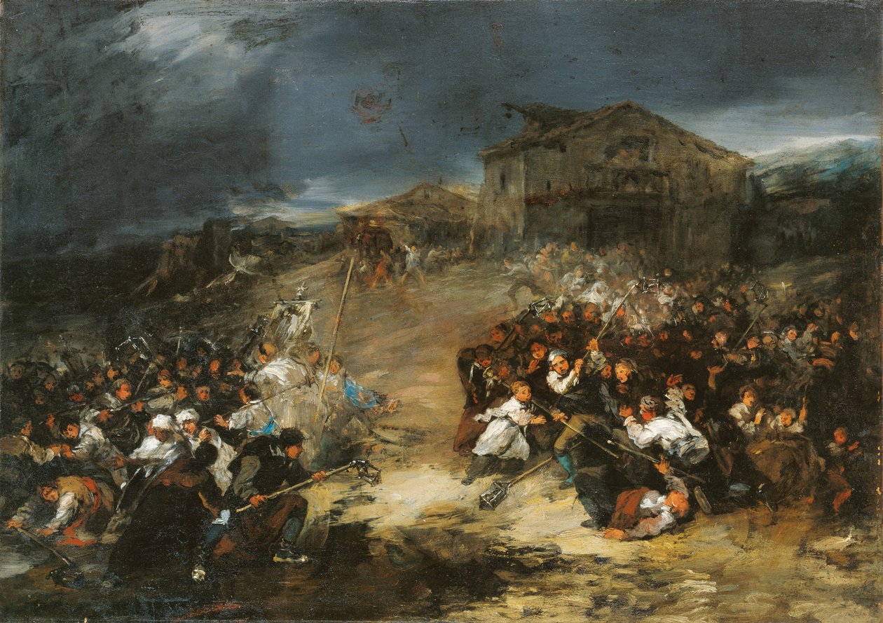 Průvod úsvitu od Eugenio Lucas Velázquez