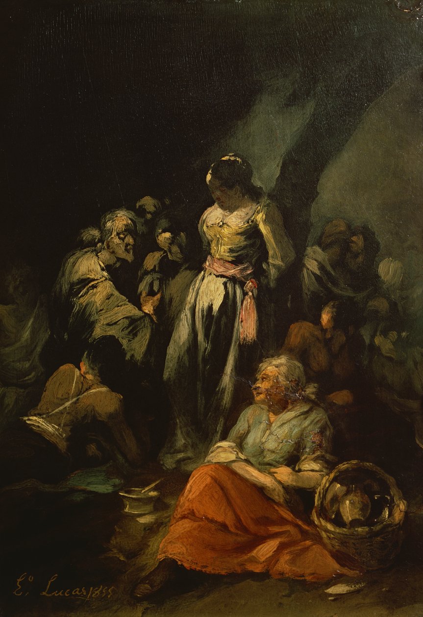 Jeskyně banditů od Eugenio Lucas y Padilla