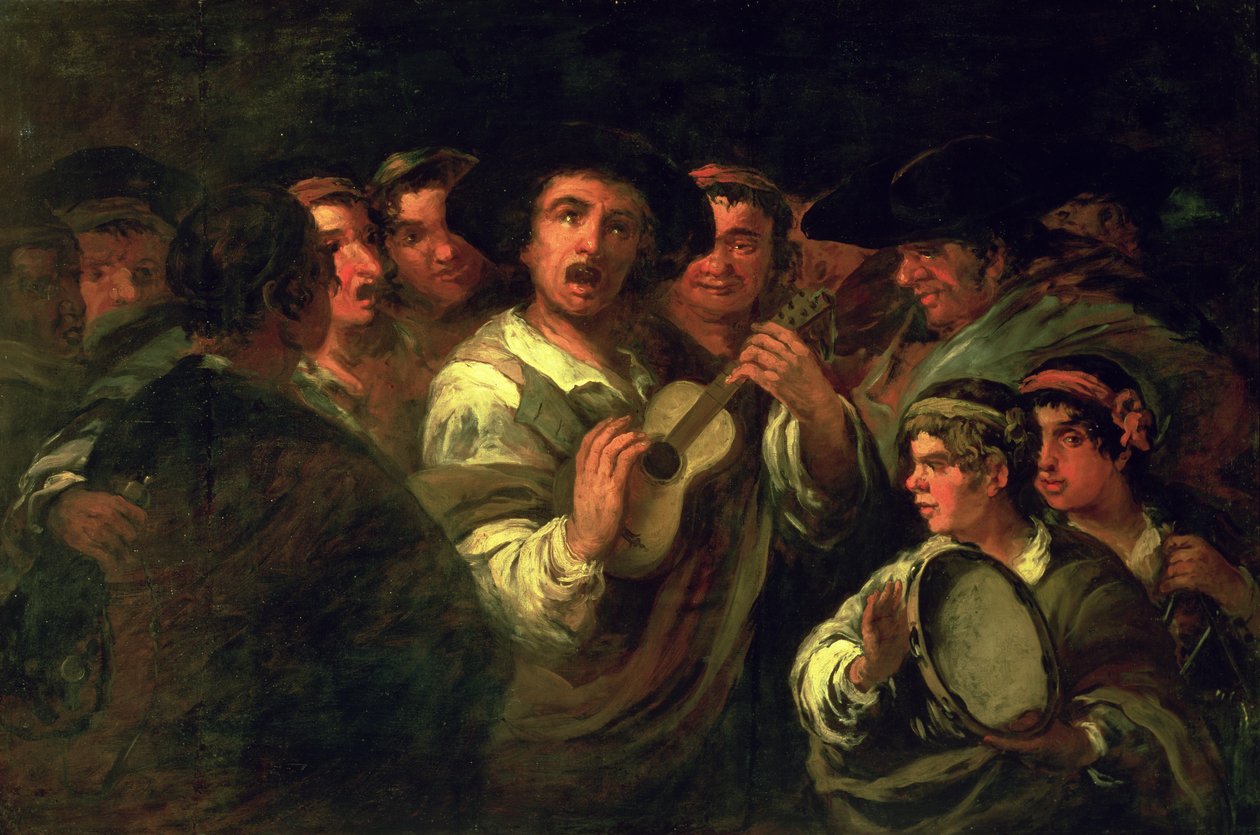 The Serenaders (olej na plátně) od Eugenio Lucas y Padilla
