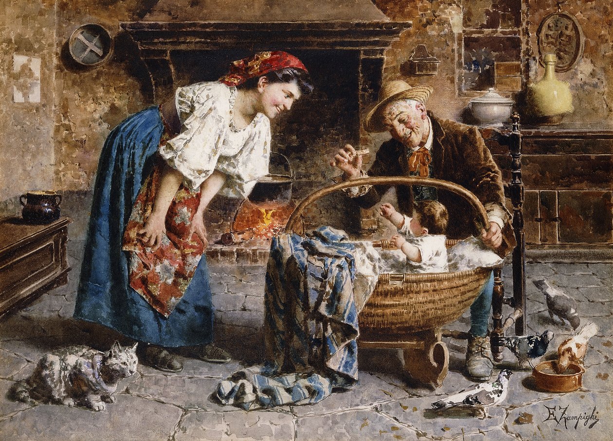 Centrum přitažlivosti od Eugenio Zampighi