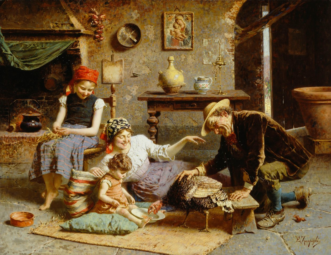 Hladové Turecko od Eugenio Zampighi