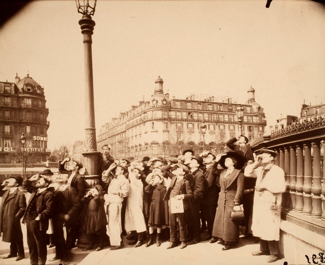 Zatmění, duben 1912 od Eugène Atget