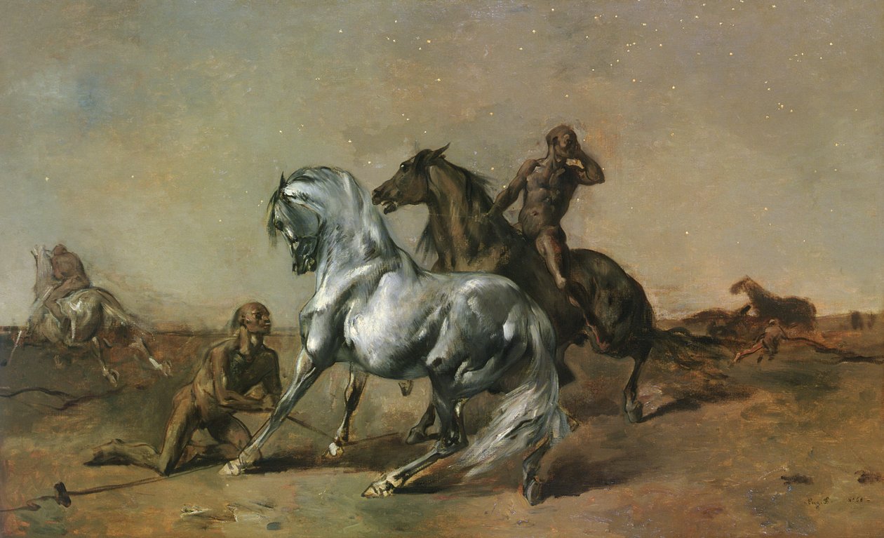 Noční lupiči, 1868 od Eugène Fromentin
