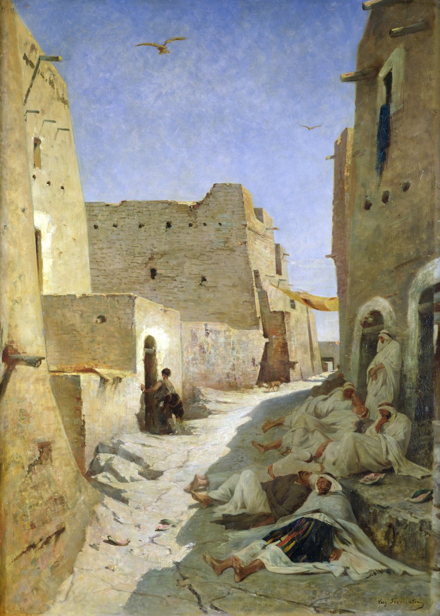 Bab-El-Gharbi Road, Laghouat, 1859 od Eugène Fromentin