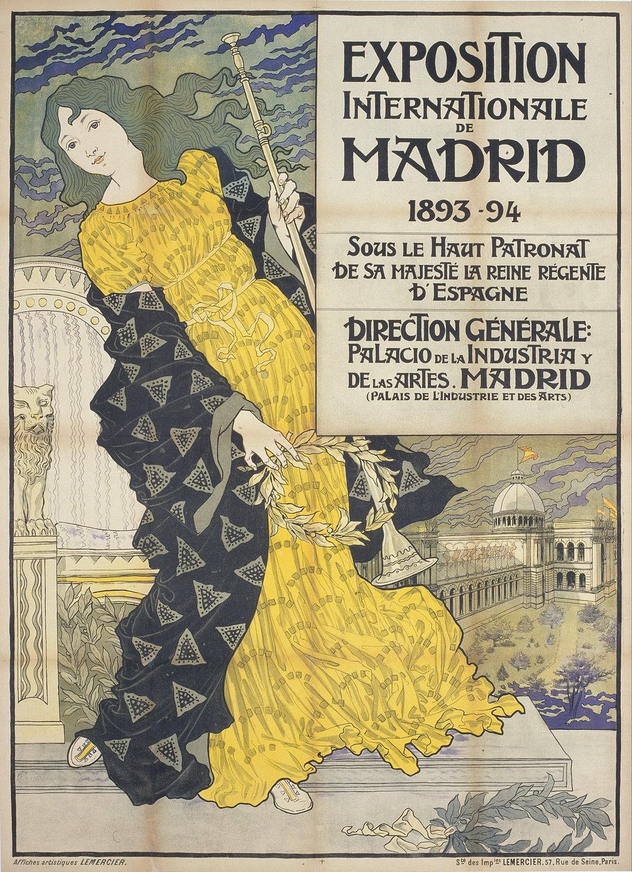 Mezinárodní výstava v Madridu od Eugene Grasset