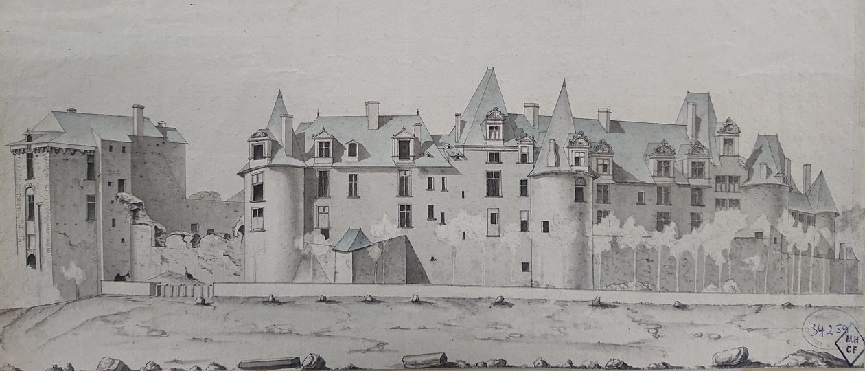 Zámek Châteaubriant od Eugène Viollet-le-Duc od Eugène Viollet le Duc