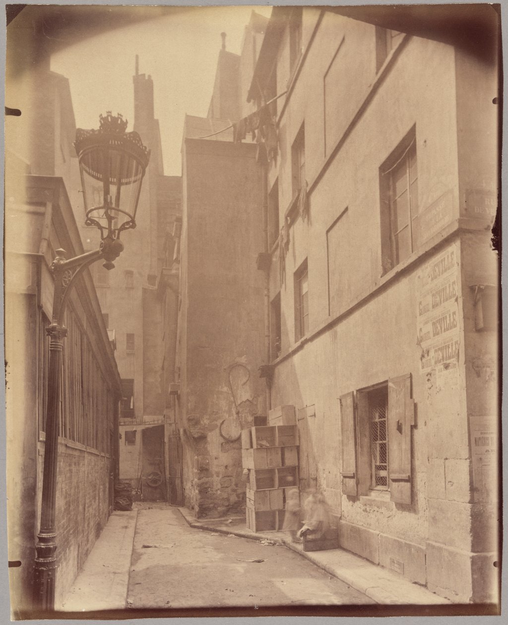 Impasse de la Baudoirie, rue de Venise od Eugène Atget