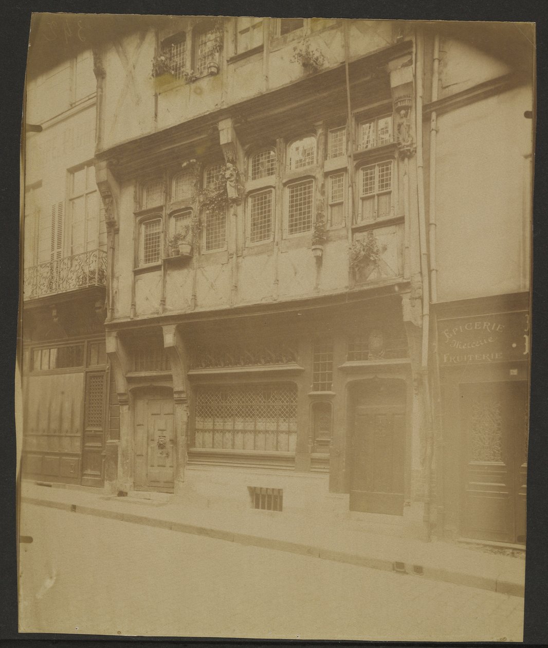 Rouen, Maison Rue Saint-Romain, 74 od Eugène Atget