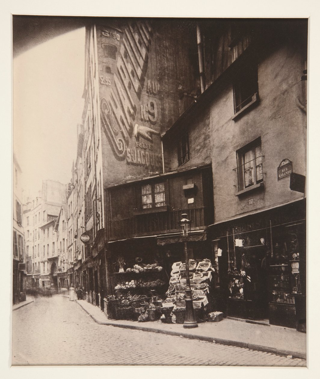 Rue Galande, Paříž od Eugène Atget