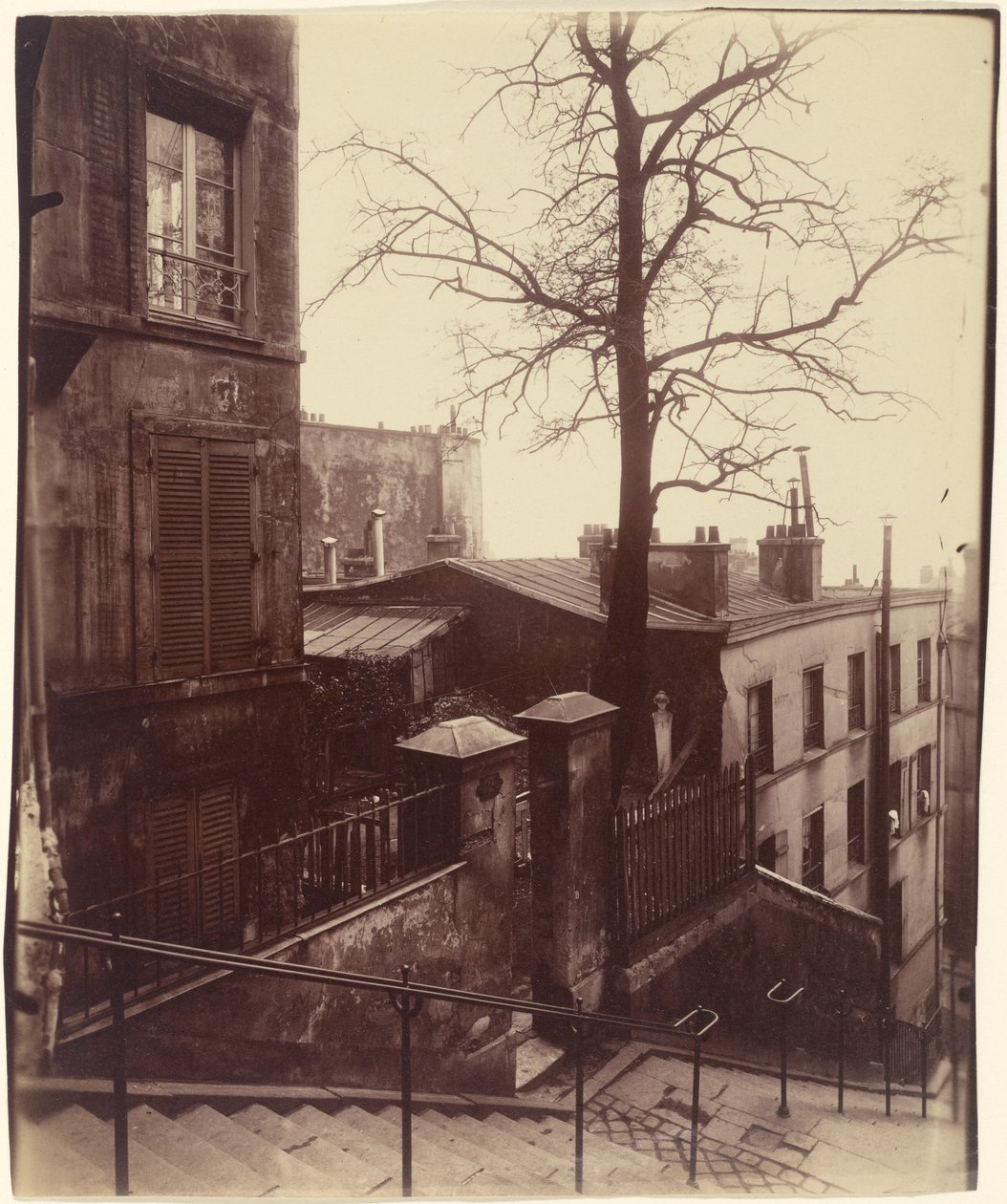 [Schodiště, Montmartre] od Eugène Atget
