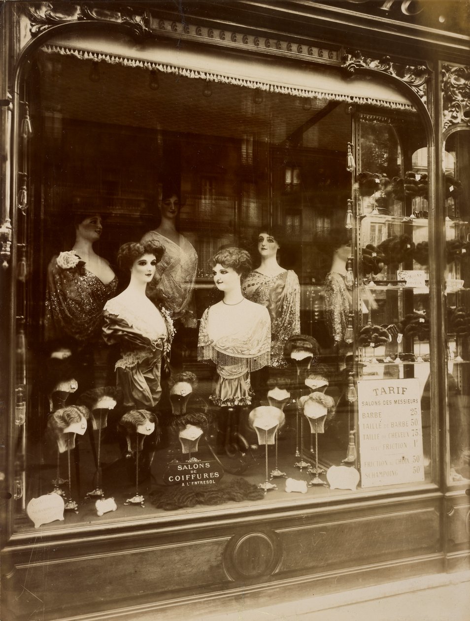 Studium Kadeřnictví od Eugène Atget