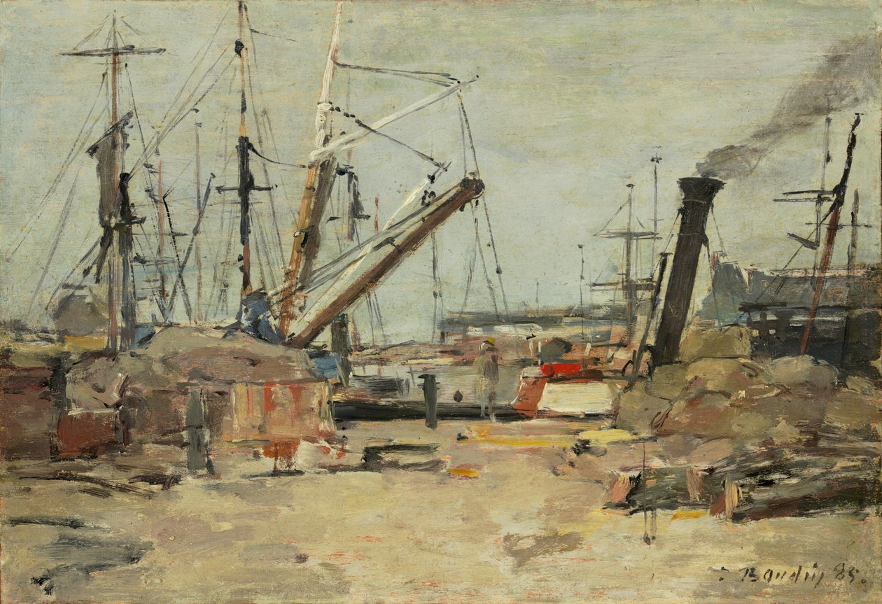 Trawlery od Eugène Boudin