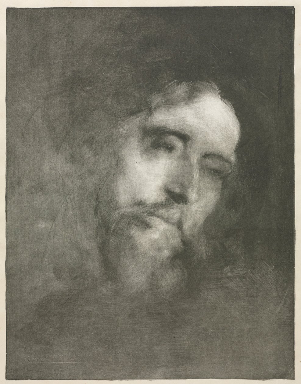 Alphonse Daudet, 1893. od Eugène Carrière
