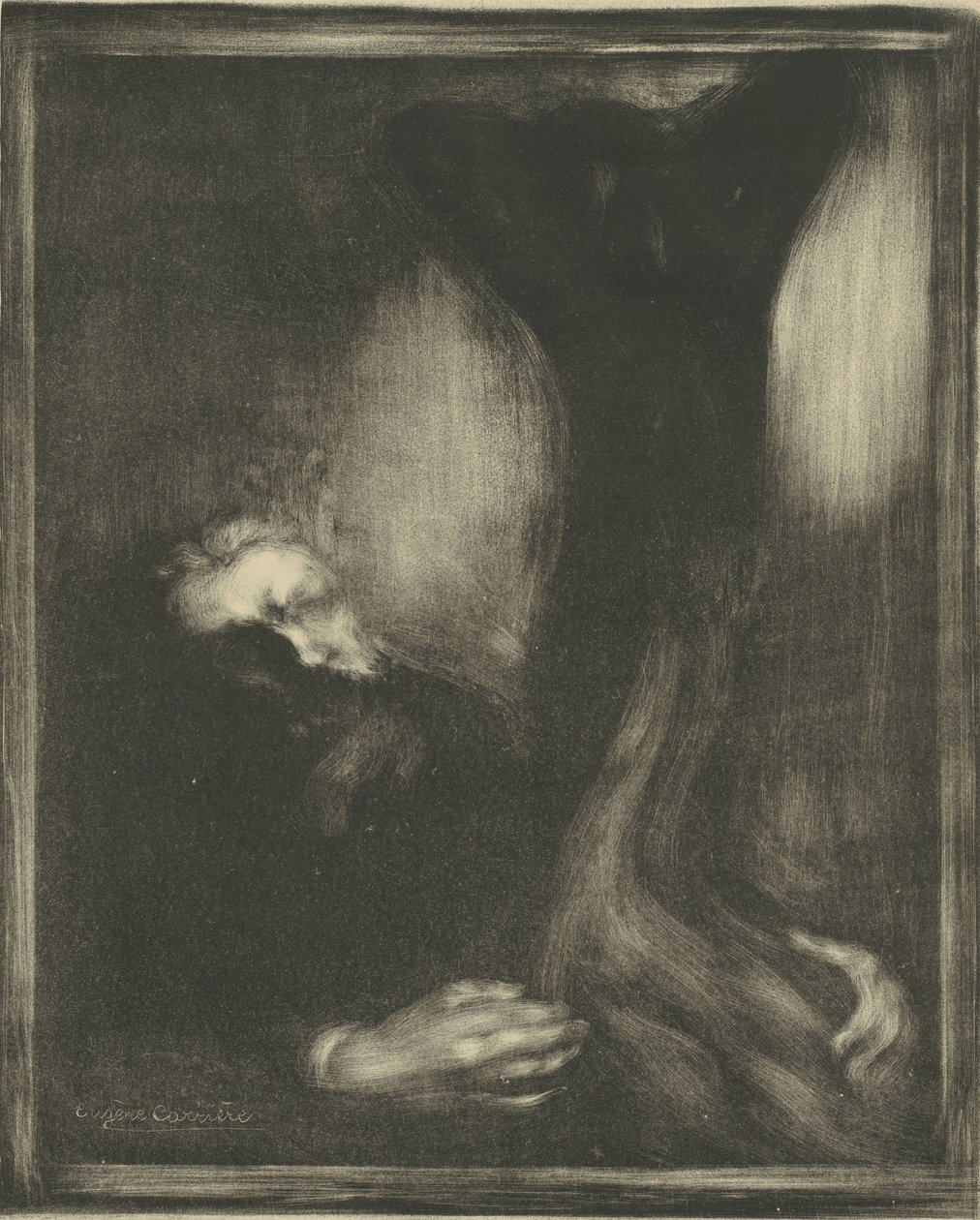 Auguste Rodin, 1900. od Eugène Carrière