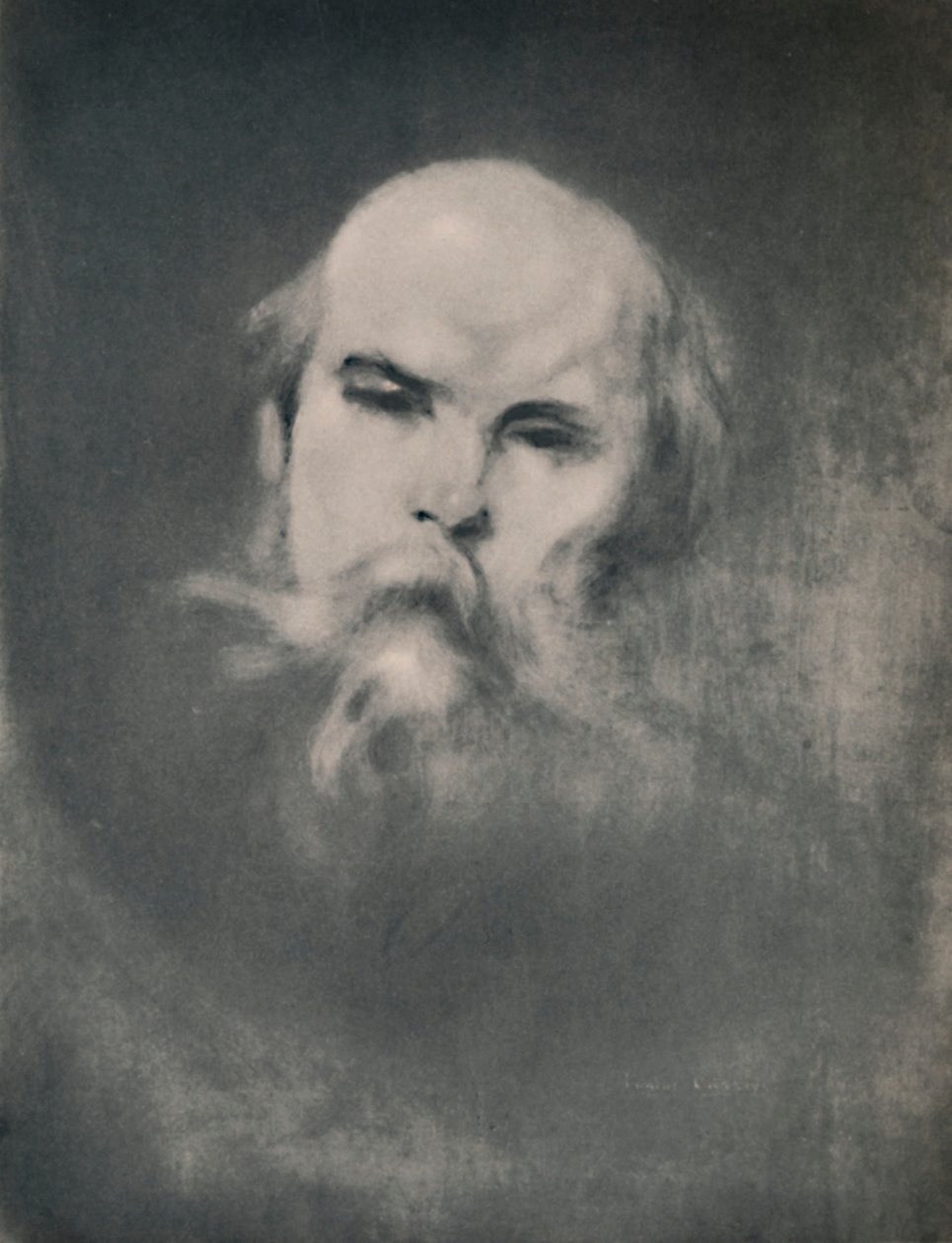 Paul Verlaine, kolem 1891, 1946. od Eugène Carrière