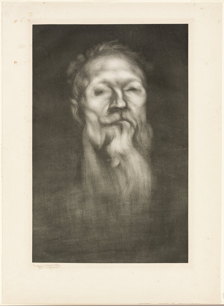 Portrét Augusta Rodina od Eugène Carrière