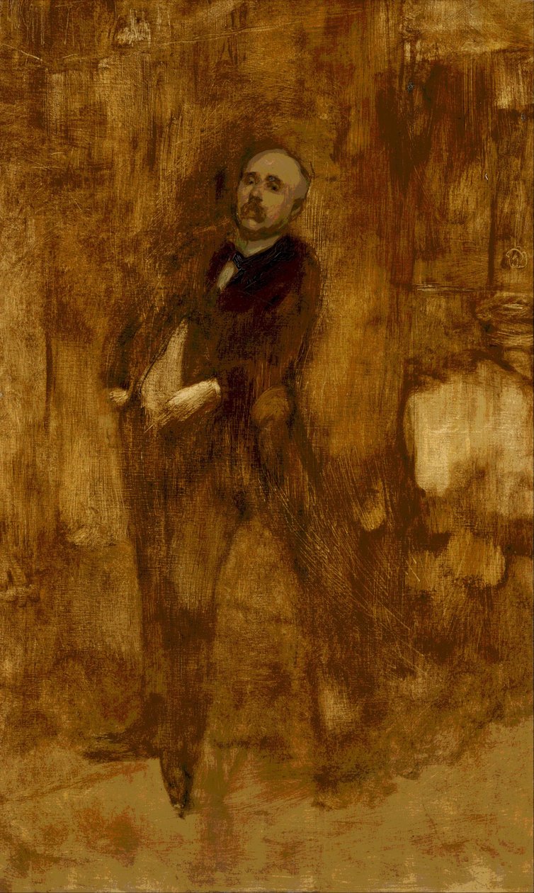 Portrét Clemenceaua od Eugène Carrière