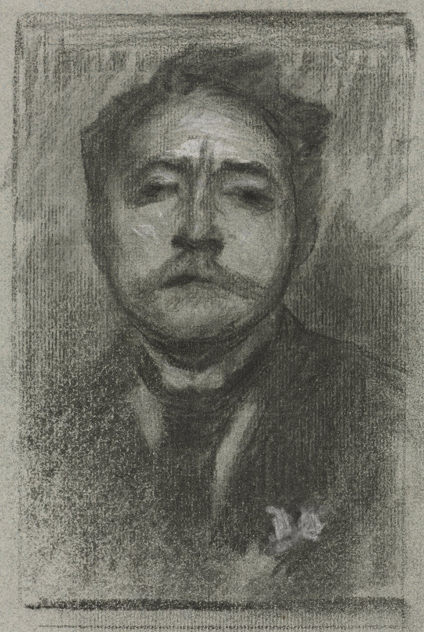 Portrét Jean Ajalbert od Eugène Carrière