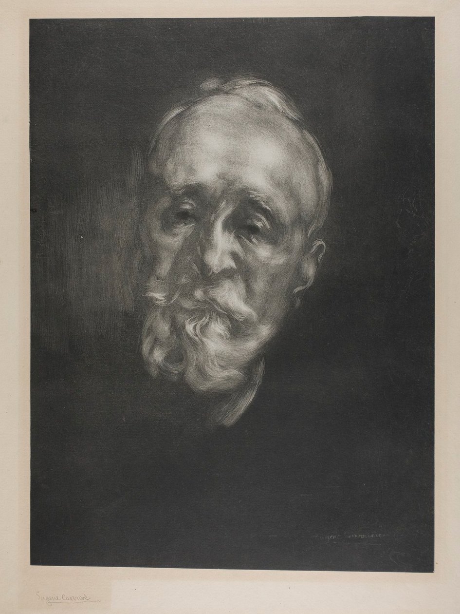 Portrét Puvis de Chavannes od Eugène Carrière