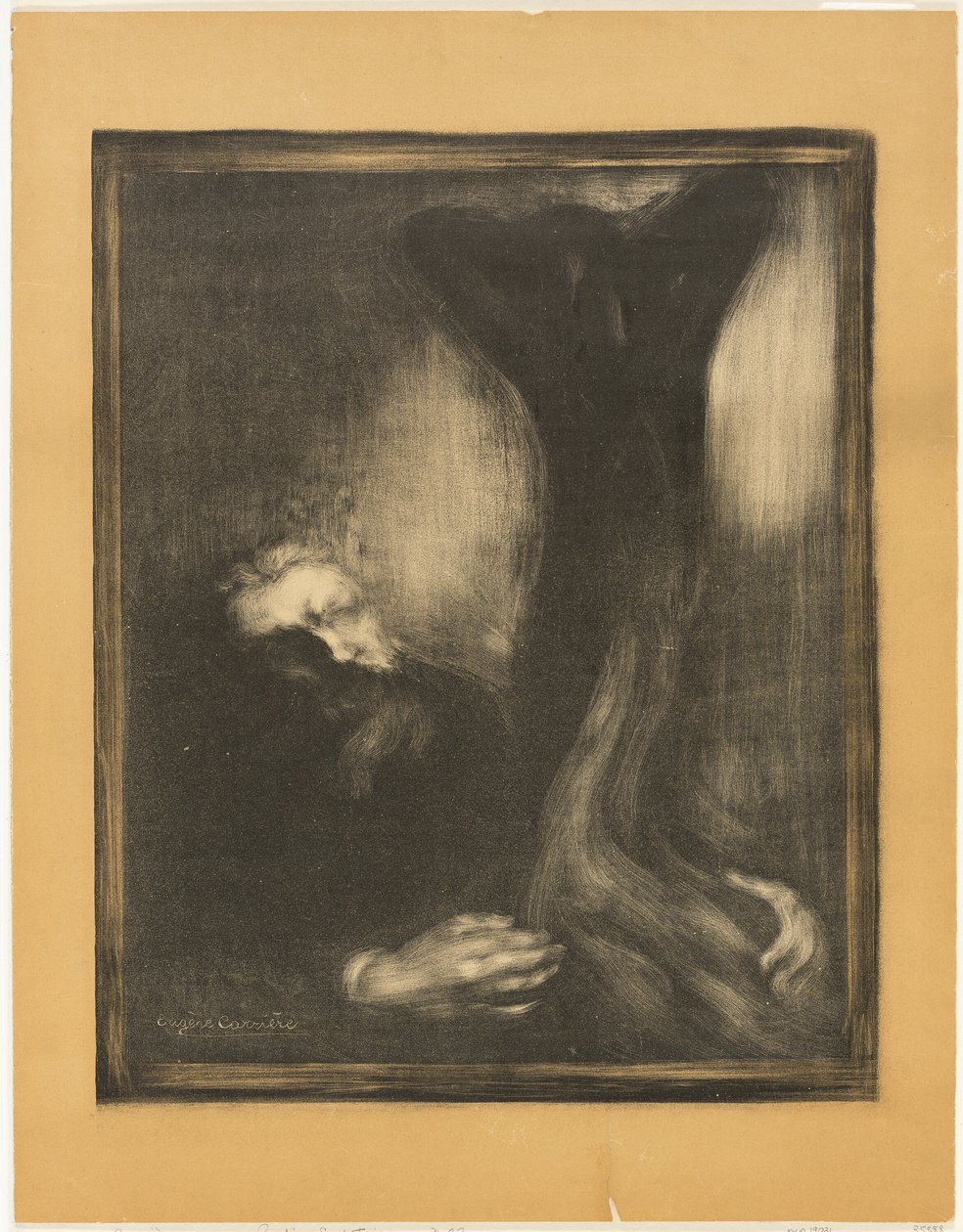 Rodin sochařství od Eugène Carrière