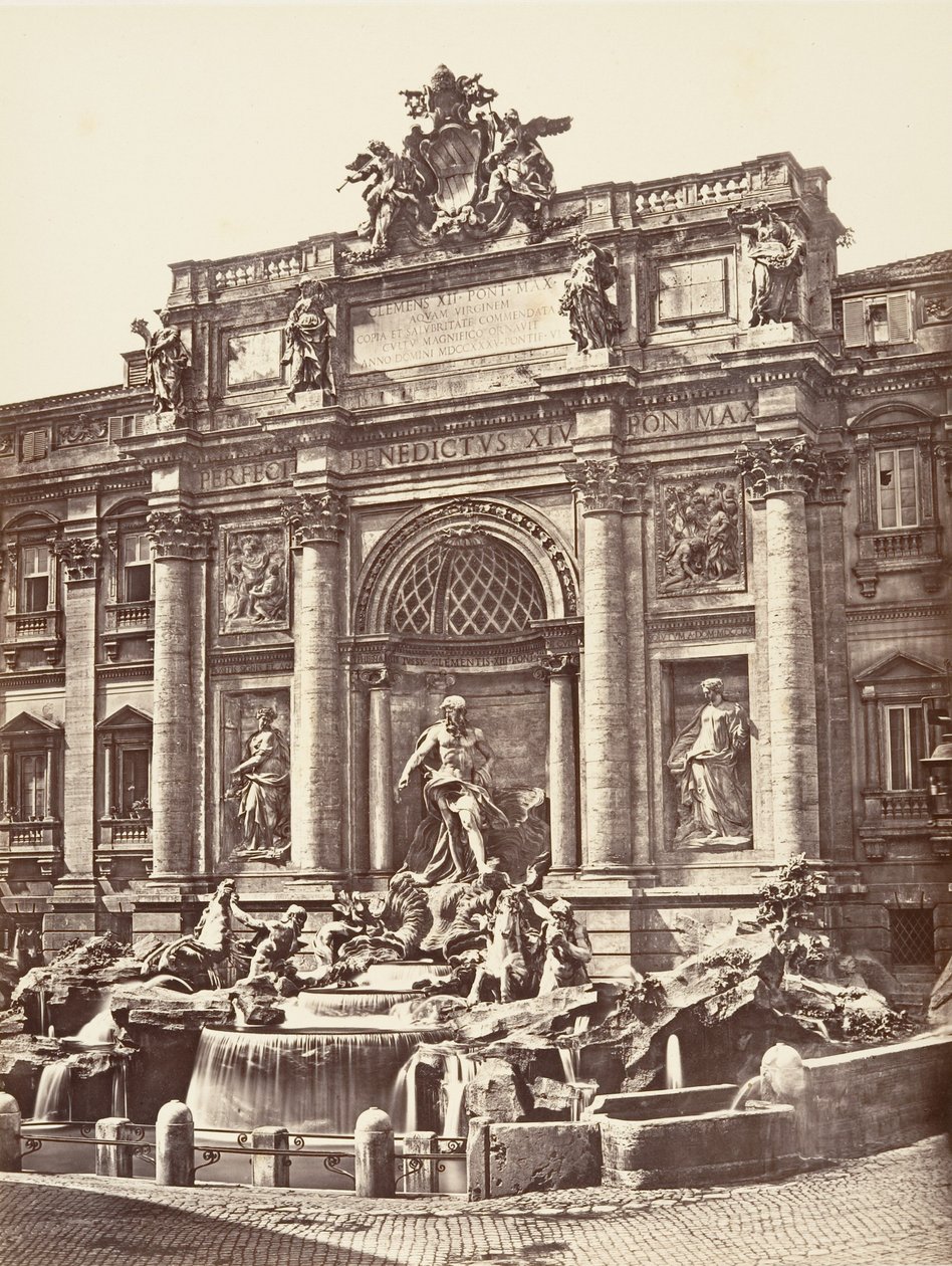 Fontána di Trevi, 1848-52. od Eugène Constant