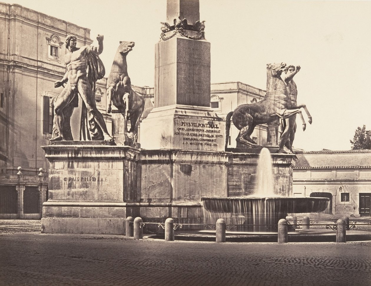 Monte Cavallo, 1848-52. od Eugène Constant