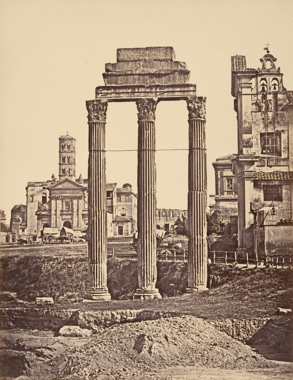 Ruiny fóra, 1848-52. od Eugène Constant