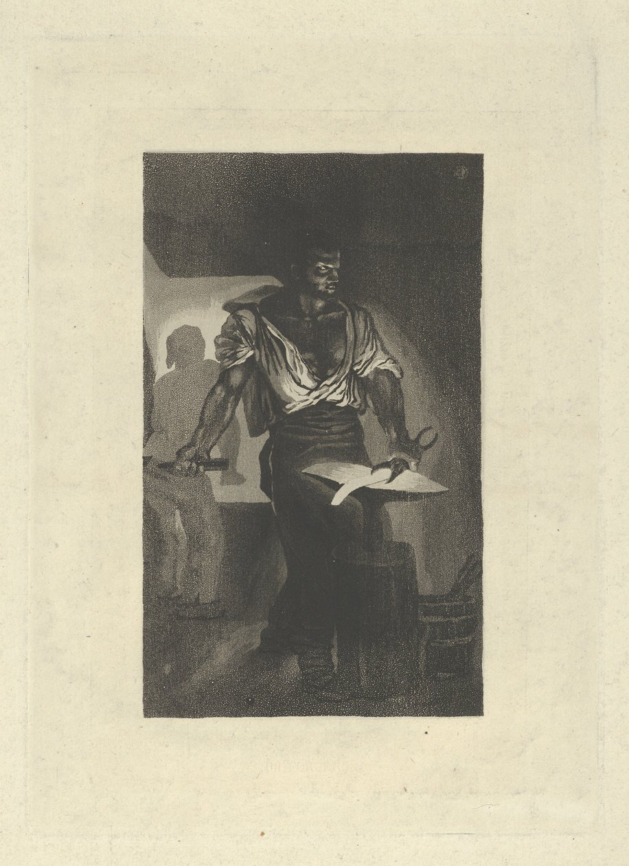Kovář, 1833, 1833. od Eugène Delacroix
