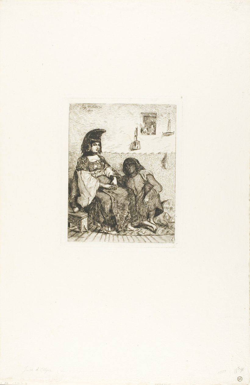 Alžírská Židovka od Eugène Delacroix