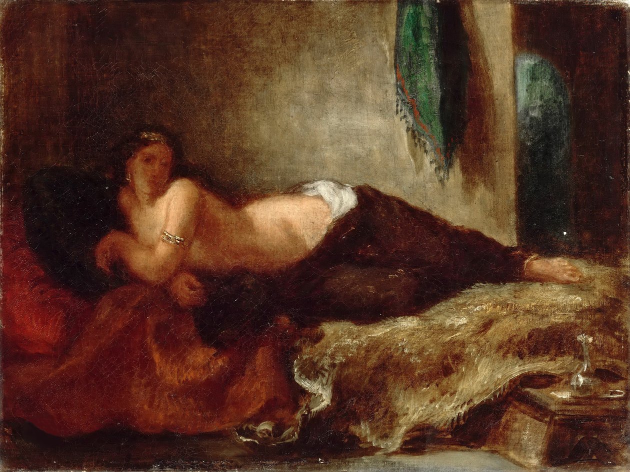 Odalisque, ca. 1849. od Eugène Delacroix