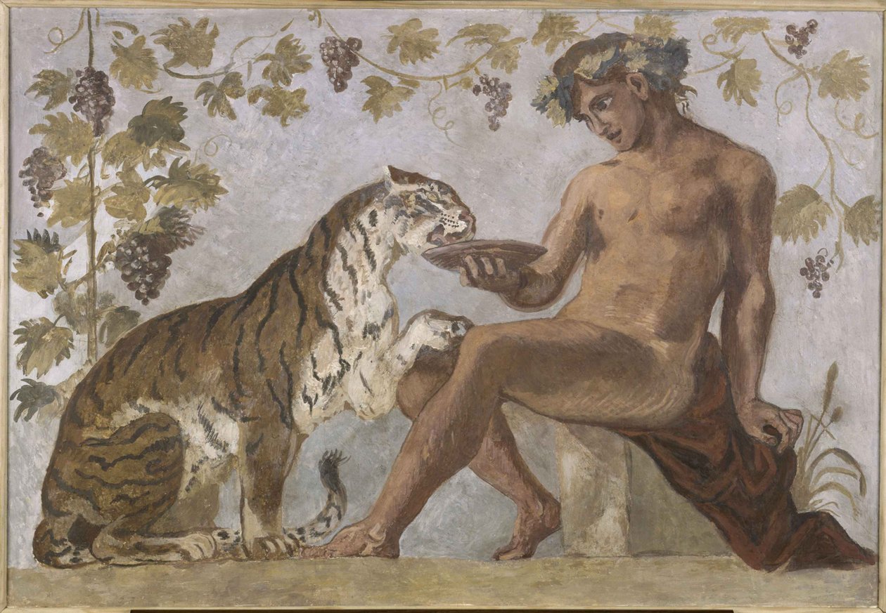 Bakchus s tygrem, 1834. od Eugène Delacroix
