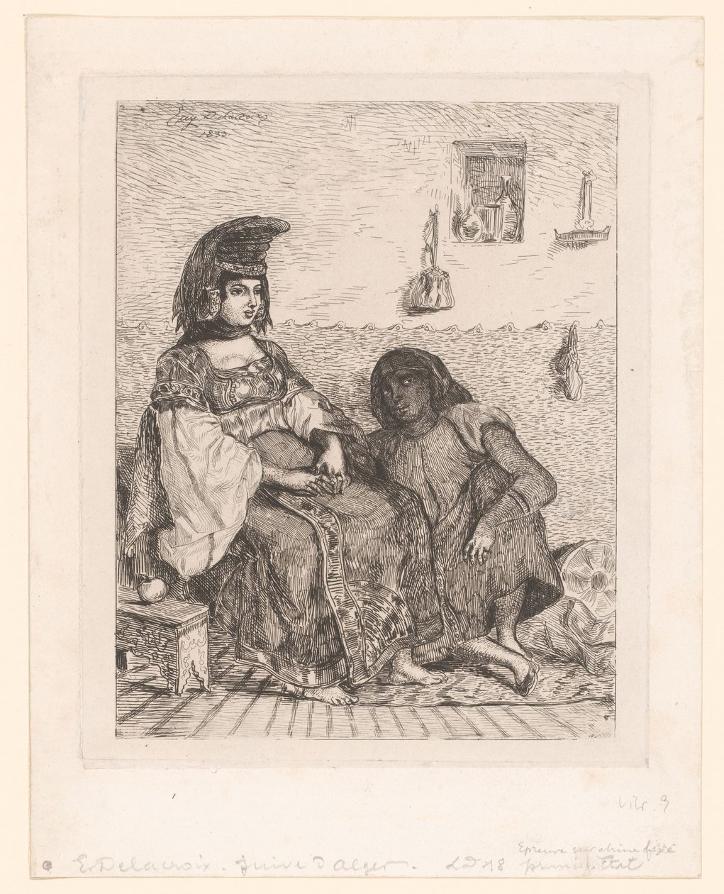 Židovka z Alžíru od Eugène Delacroix