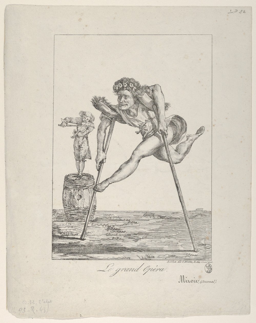 Velká opera, 1821., 1821. od Eugène Delacroix