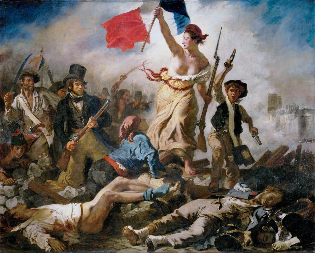 Svoboda vede lid od Eugène Delacroix