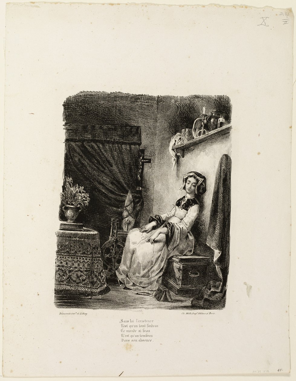 Markétka na kolovratu od Eugène Delacroix
