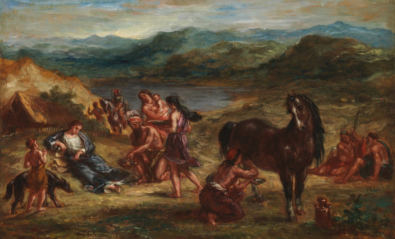 Ovidius mezi Skythy, 1862. od Ferdinand Victor Eugene Delacroix