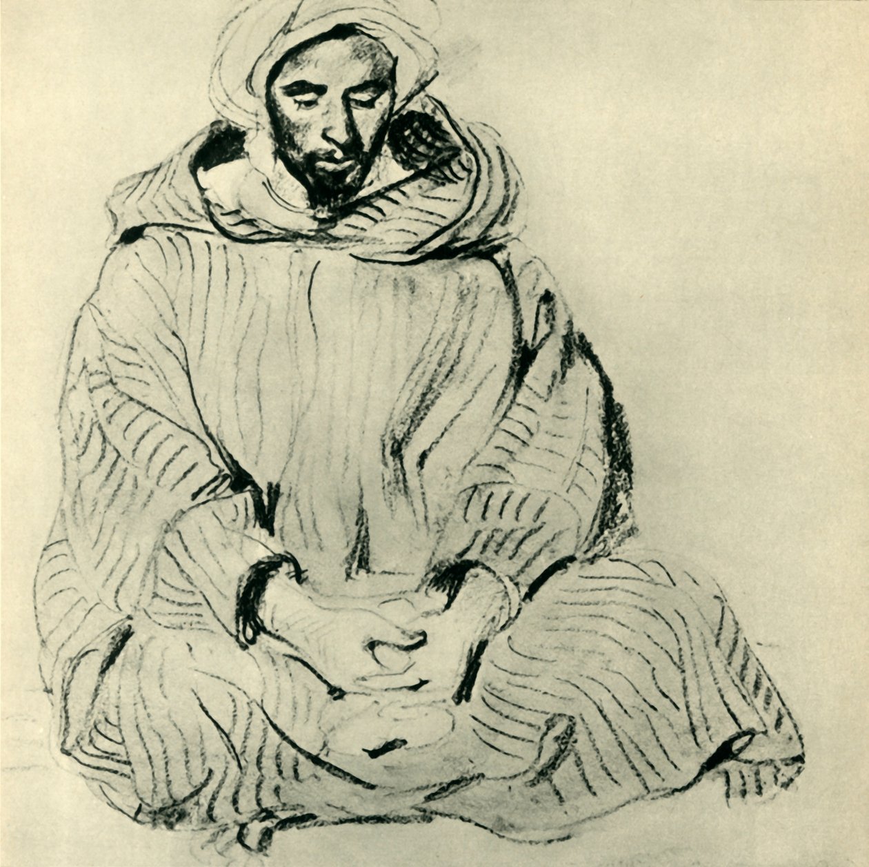 Modlící se Arab, 1832, 1943. od Ferdinand Victor Eugene Delacroix