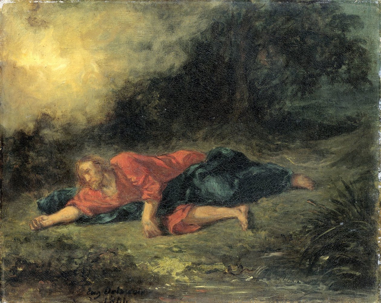 Agónie v zahradě od Eugène Delacroix