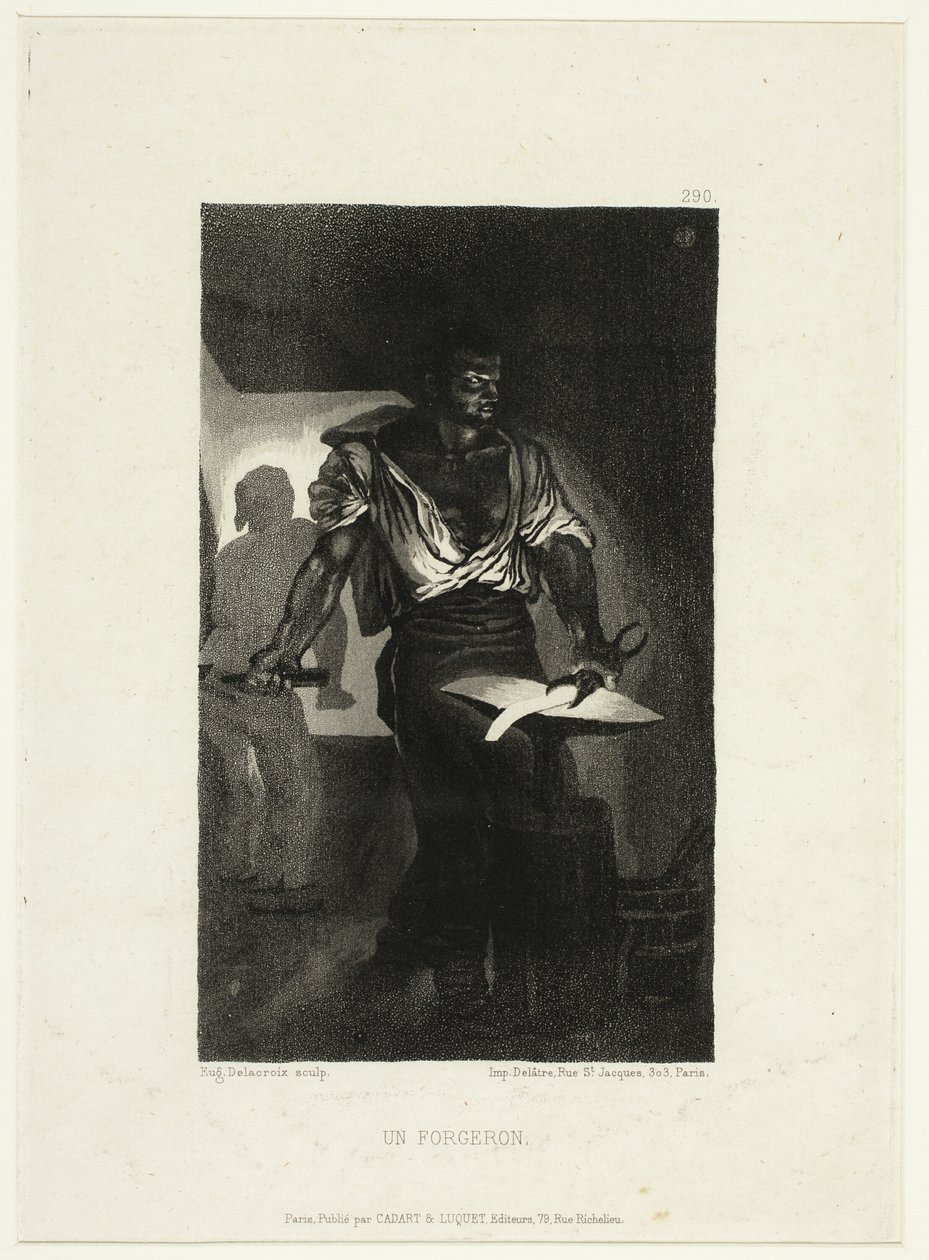 Kovář od Eugène Delacroix