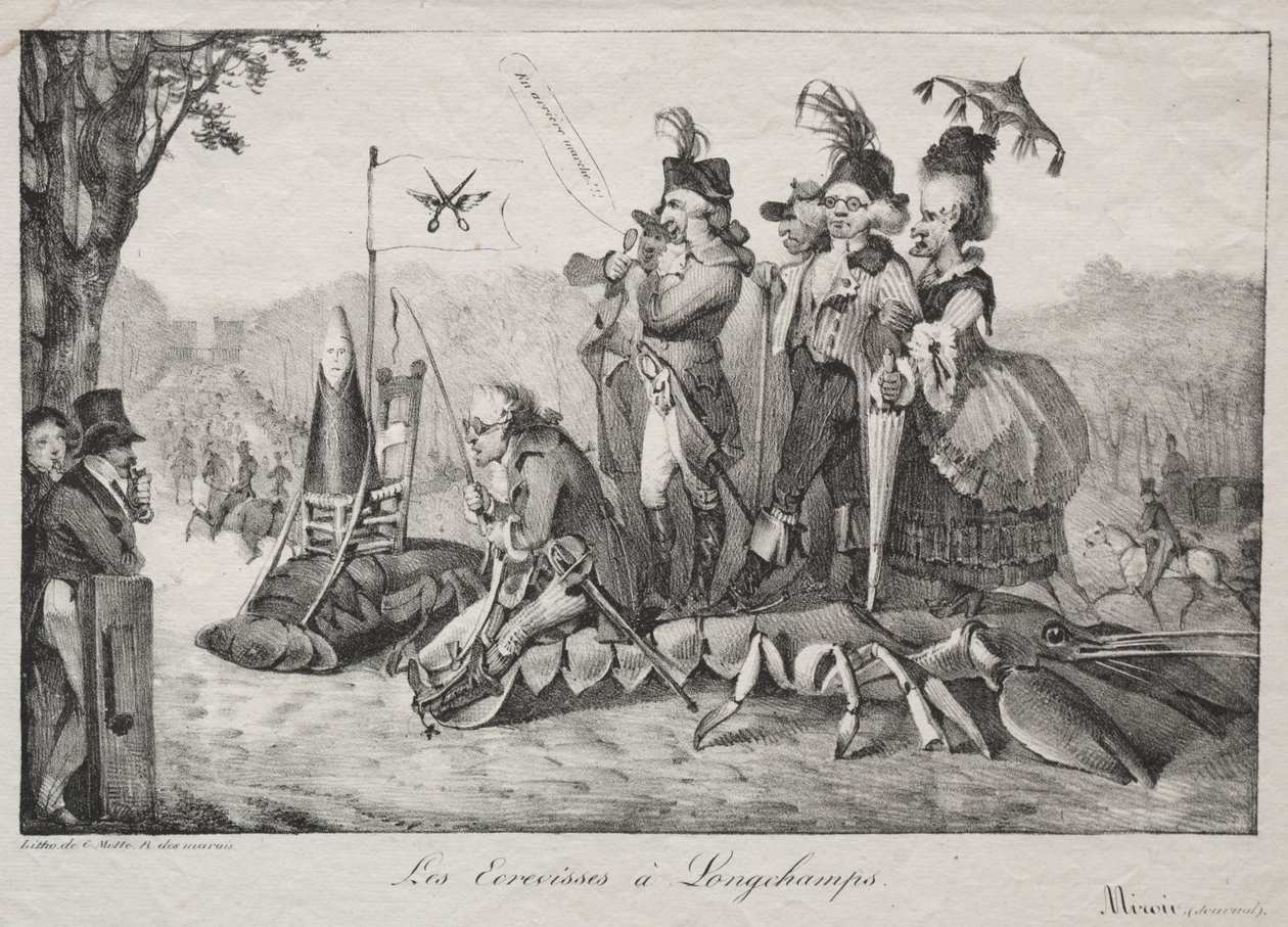 Raci z Longchamps od Eugène Delacroix
