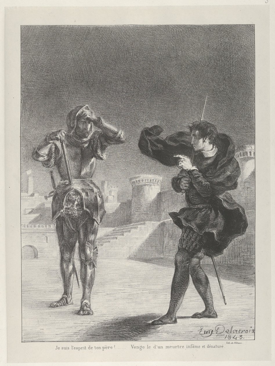 Duch na terase, 1843., 1843. od Eugène Delacroix