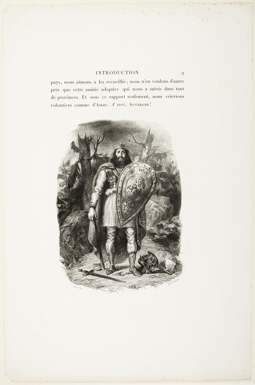 Vercingétorix od Eugène Delacroix