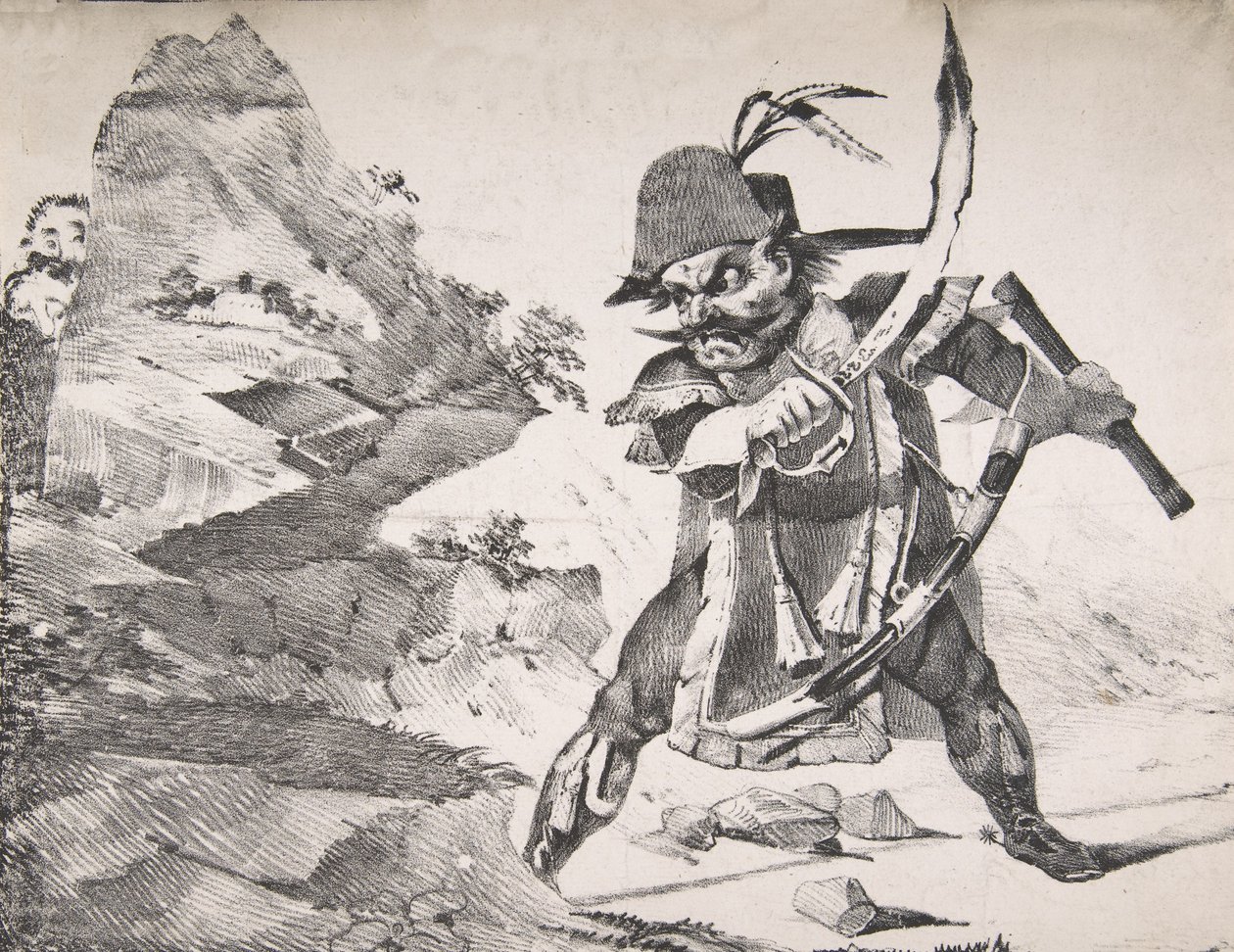 Pozor na záda! ! ! !, 1822., 1822. od Eugène Delacroix