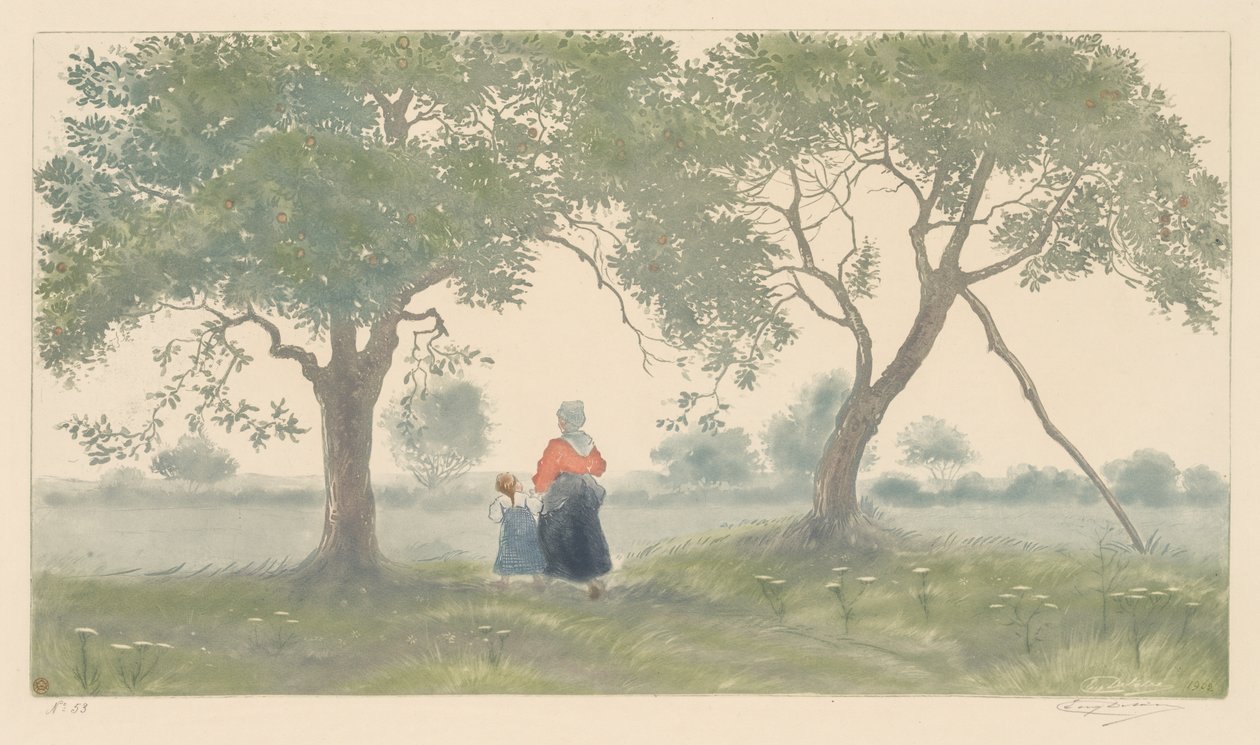 jabloně od Eugène Delâtre