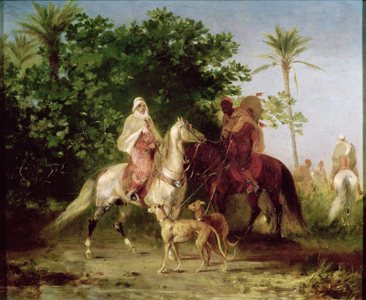 Odjezd na lov od Eugène Fromentin