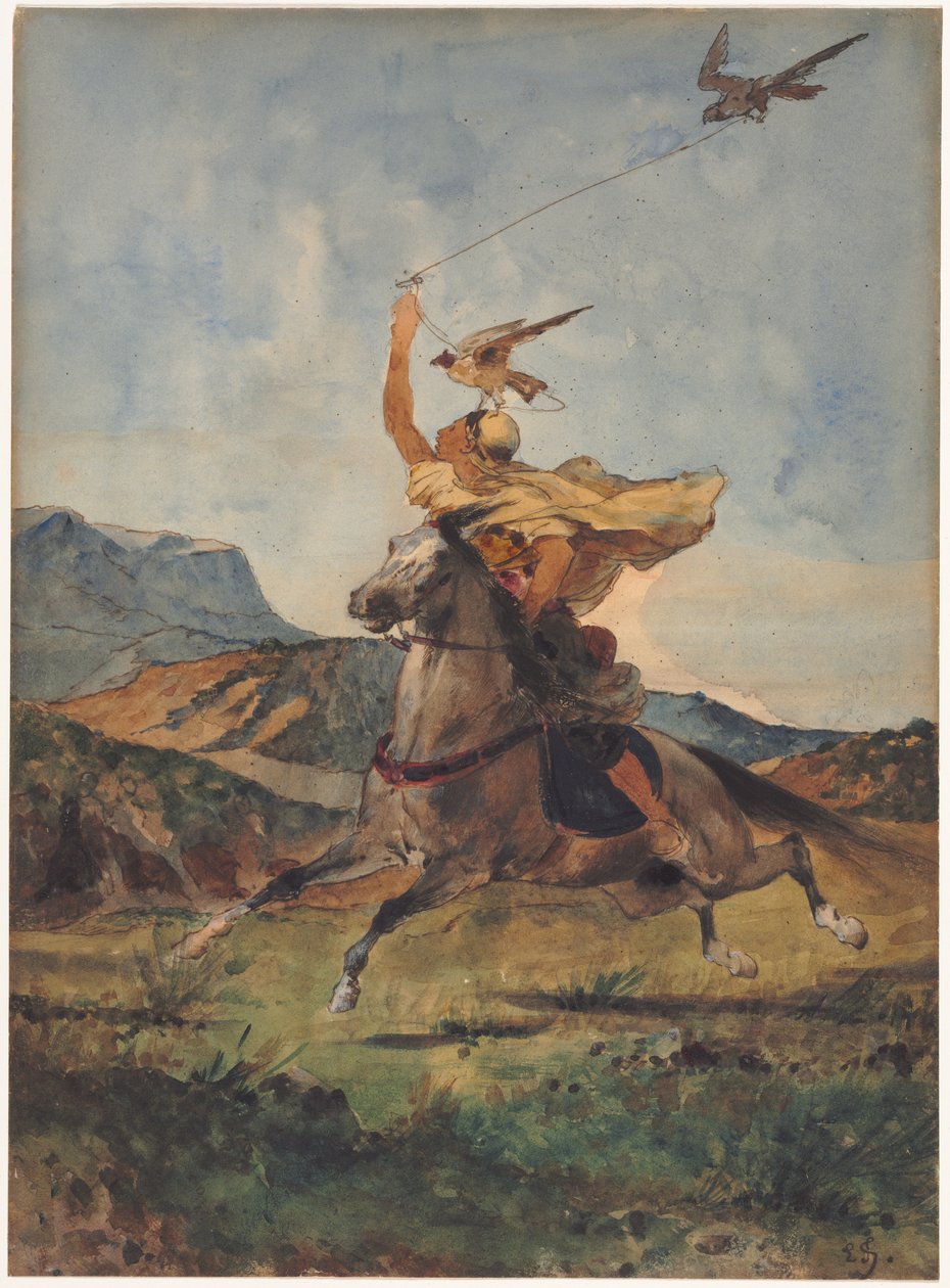 Falconer. od Eugène Fromentin